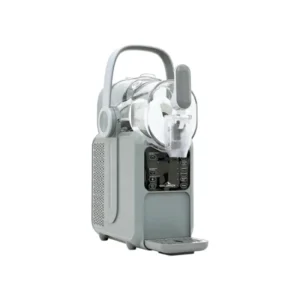 Machine à granita grise GOLDINOX MLA504 - vue trois quarts