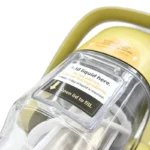 Machine à granita jaune GOLDINOX MLA506 en situation, cocktails glacés sur comptoir