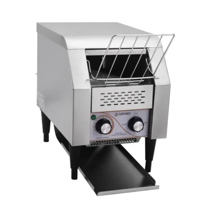Toaster convoyeur CUISTANCE CT1, structure inox, vue de face