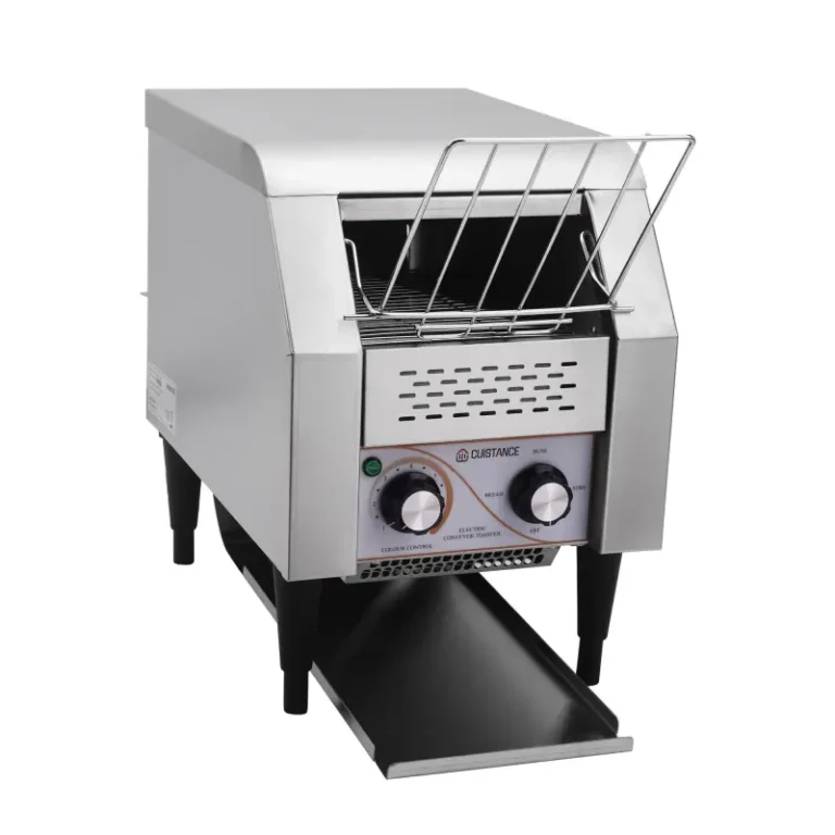 Toaster convoyeur CUISTANCE CT1, structure inox, vue de face