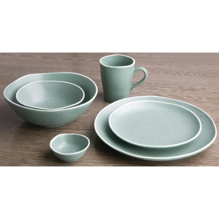 Bols à sauce Chia Olympia Vert – 80mm – 70ml – Porcelaine – Lot de 12 – Bord ondulé