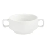 Bol à soupe avec anses Olympia Whiteware garni