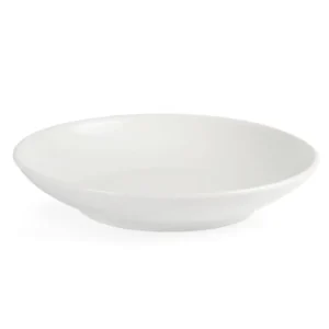 Assiette creuse Olympia Whiteware 260mm garnie