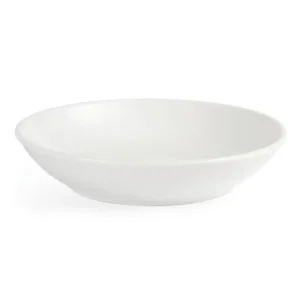 Assiette creuse Olympia Whiteware 205mm garnie