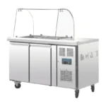 Comptoir de préparation réfrigéré Polar CT393 portes fermées
