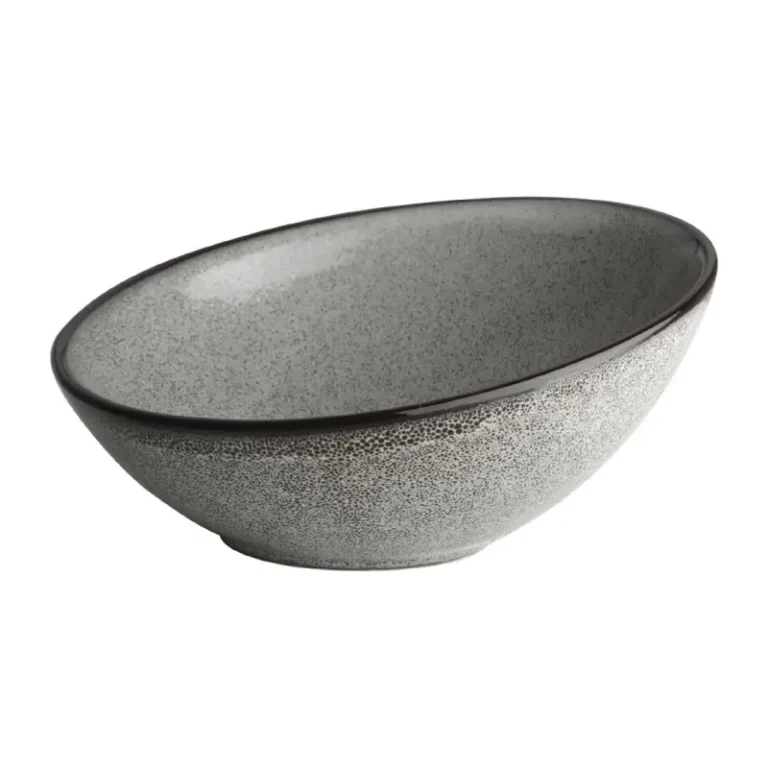 Bols saladiers inclinés Olympia Mineral 175mm, vue de face