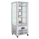Vitrine à pâtisserie Polar GD881 avec gâteaux exposés