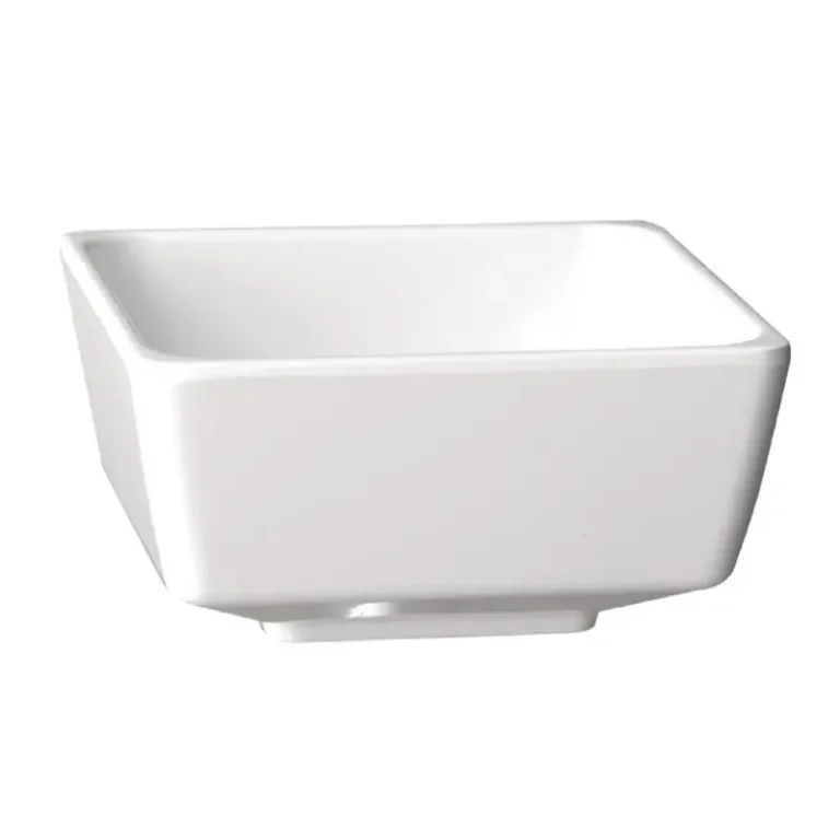 Ravier mélamine APS Float blanc 250mm, vue de face