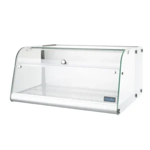 Vitrine de comptoir self-service Polar GG755, vue de face