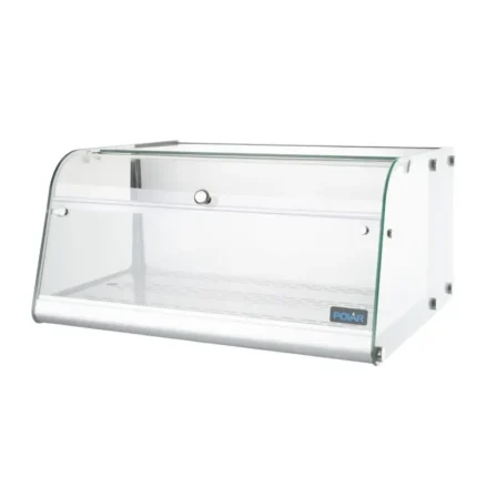 Vitrine de comptoir self-service Polar GG755, vue de face
