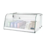 Vitrine de comptoir self-service Polar GG755, vue de trois quarts