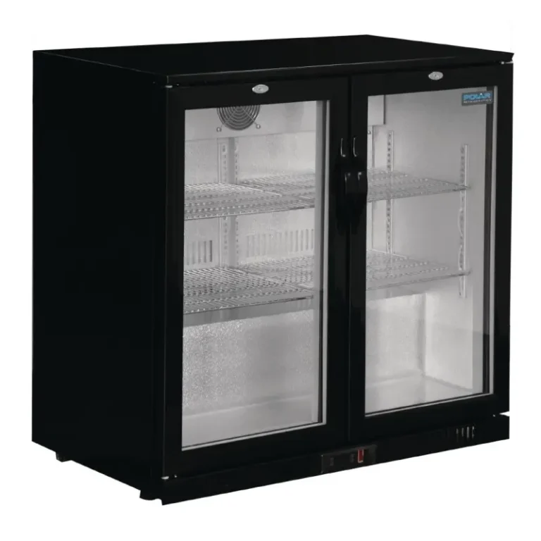 Arrière-bar Polar GL002 noir, vue latérale