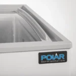 Congélateur coffre vitré Polar GM498 panneau de commande