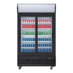 Vitrine réfrigérée positive Polar GM814, caisson lumineux