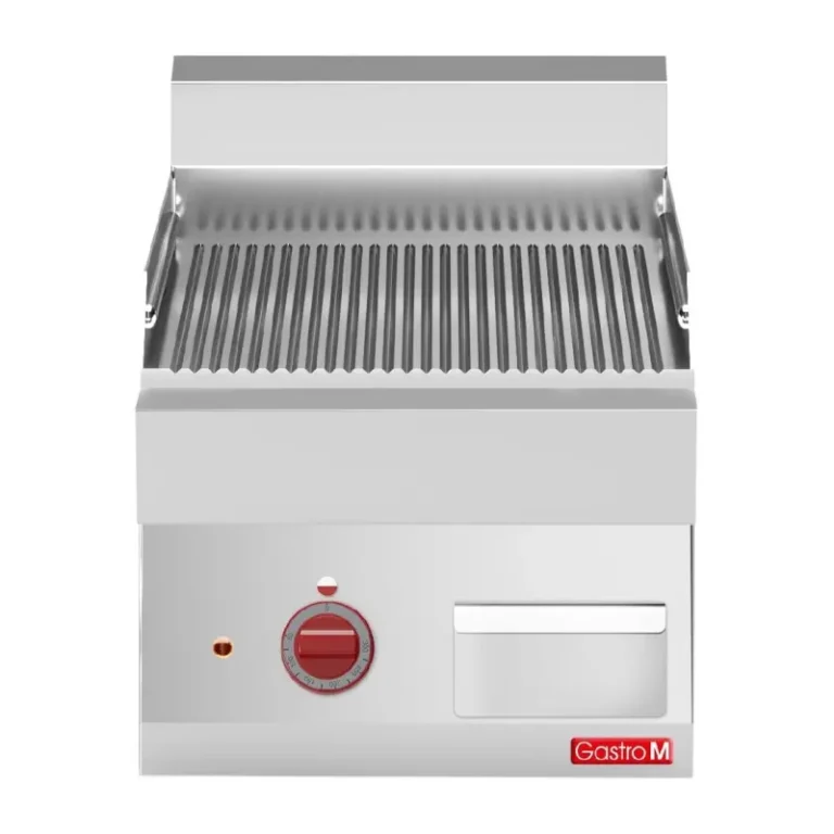 Plancha électrique Gastro M 650 plaque rainurée