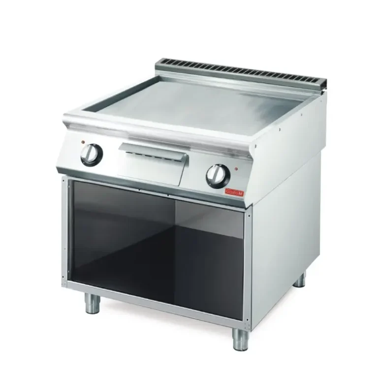 Plancha électrique Gastro M 700 plus lisse 800mm sur pied