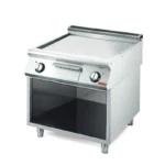 Plancha électrique Gastro M 700 plus chromée 800mm sur pied