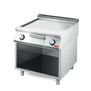 Plancha électrique Gastro M 700 plus chromée 800mm sur pied