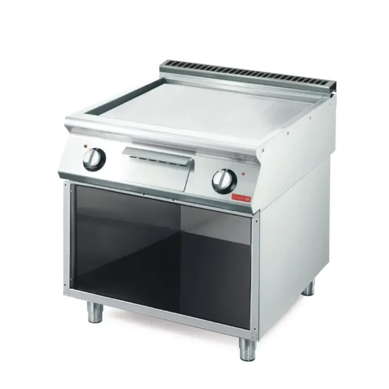 Plancha électrique Gastro M 700 plus chromée 800mm sur pied