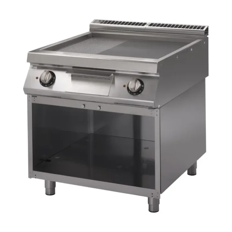 Plancha électrique Gastro M 700 mixte 800mm sur pied