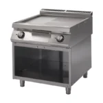 Plancha électrique Gastro M 700 plus mixte chromée sur pied