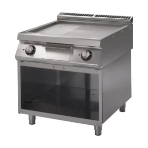 Plancha électrique Gastro M 700 plus mixte chromée sur pied