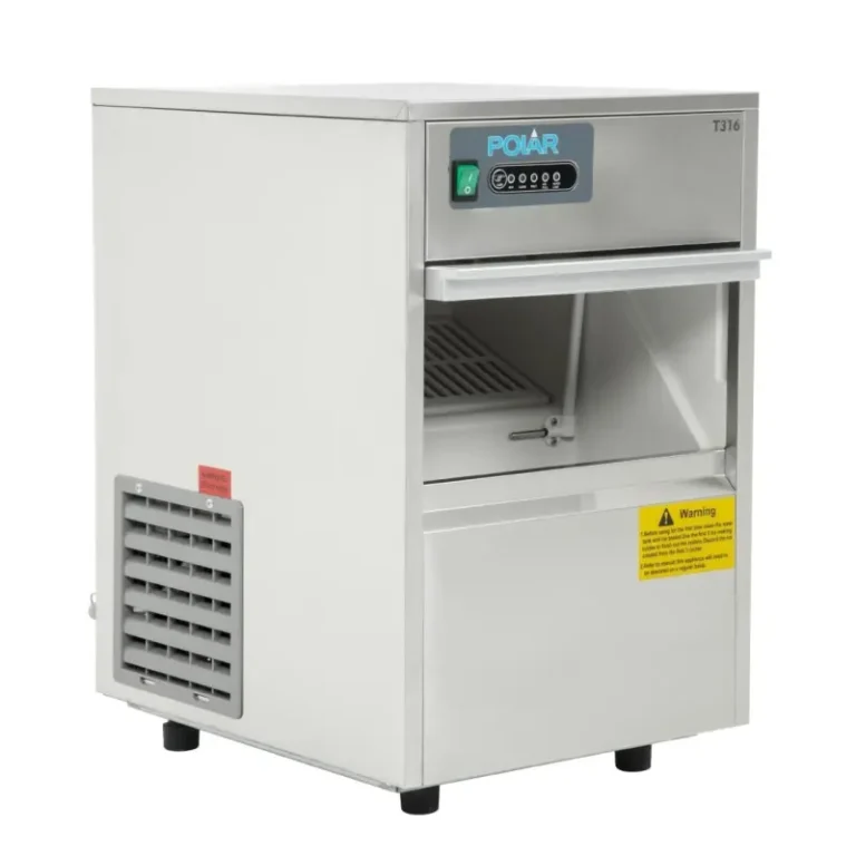 Machine à glaçons dessous de comptoir Polar T316, vue de face