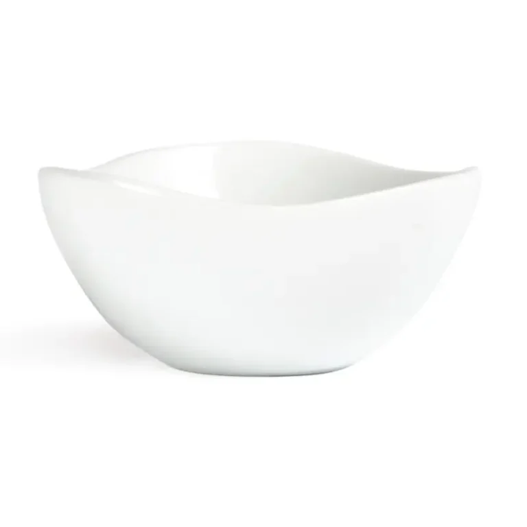 Bols ondulés Olympia Whiteware 105mm garnis