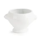 Bol à soupe tête de lion Olympia Whiteware, vue de détail des prises