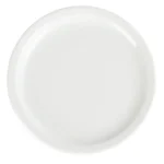 Assiettes à bord étroit Olympia Whiteware 230 mm en porcelaine blanche vitrifiée, lot de 12