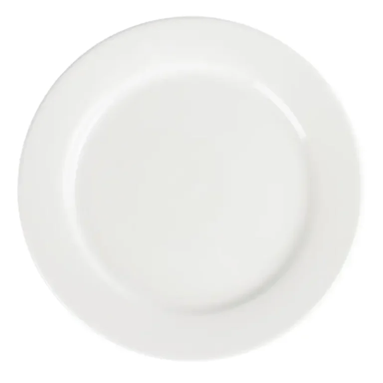 Assiette à bord large Olympia CB482 vue du dessus