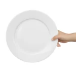 Assiette à bord large Olympia CB482 vue de profil