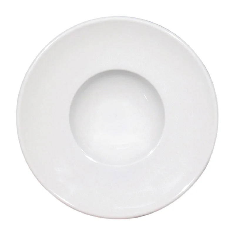 assiettes-creuses-saturnia-napoli-150mm 1 Assiette creuse à bord large Saturnia Napoli de 150 mm en porcelaine blanche