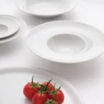 Assiette creuse Saturnia Napoli vue de dessus, diamètre intérieur 70 mm
