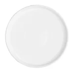 Assiettes plates rondes Olympia Whiteware 150 mm en porcelaine blanche vitrifiée, lot de 6