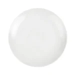 Assiettes plates rondes Olympia Whiteware 200 mm en porcelaine blanche vitrifiée, lot de 12
