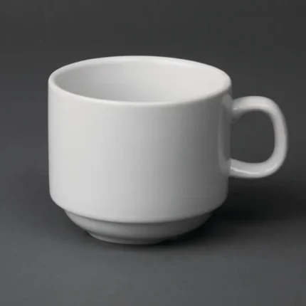 Tasse à thé empilable Olympia Whiteware 200 ml