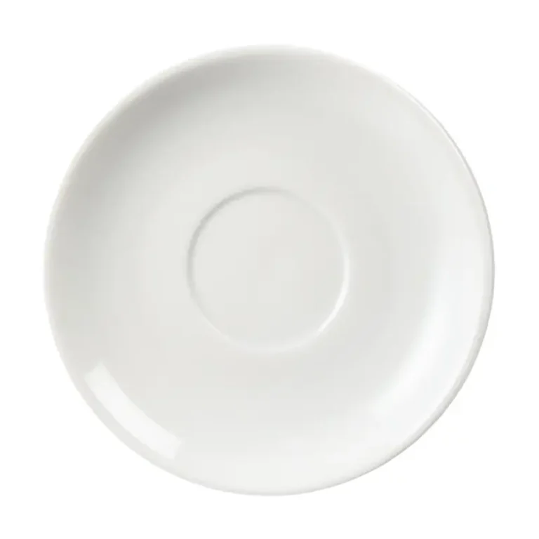 Soucoupe Olympia Whiteware vue de dessus