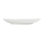 Soucoupe blanche Olympia Whiteware en porcelaine vitrifiée