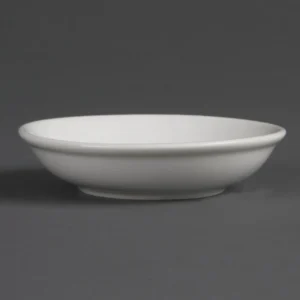 Coupelles à sauce Olympia Whiteware 100mm – Porcelaine – Lot de 12