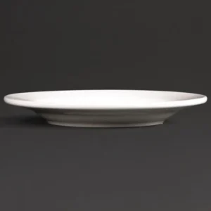 Soucoupe Olympia Lumina en porcelaine fine vitrifiée