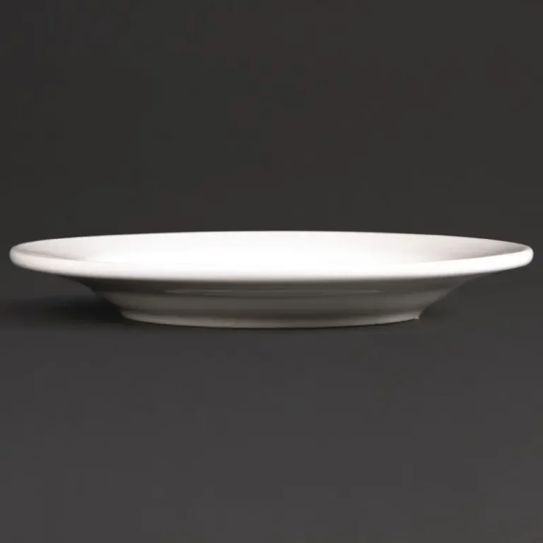 Soucoupe Olympia Lumina en porcelaine fine vitrifiée
