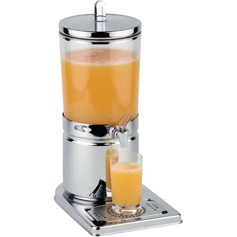 Distributeur de boissons réfrigéré APS 4 L en acrylique et inox Distributeur de boissons réfrigéré APS 4 L en acrylique et inox