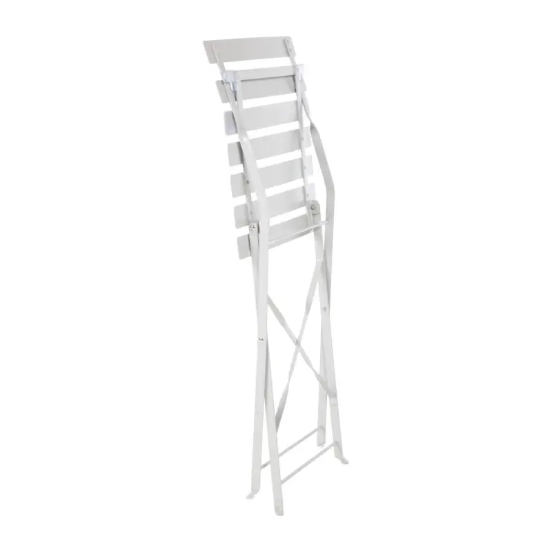 Chaise de terrasse pliante Bolero grise, lot de 2 Chaise de terrasse pliante Bolero grise, lot de 2