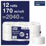 Emballage du papier toilette Mini Jumbo Tork