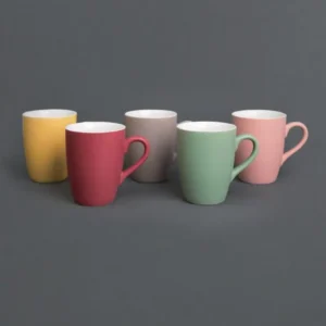 Mug Olympia gris à finition pastel mate