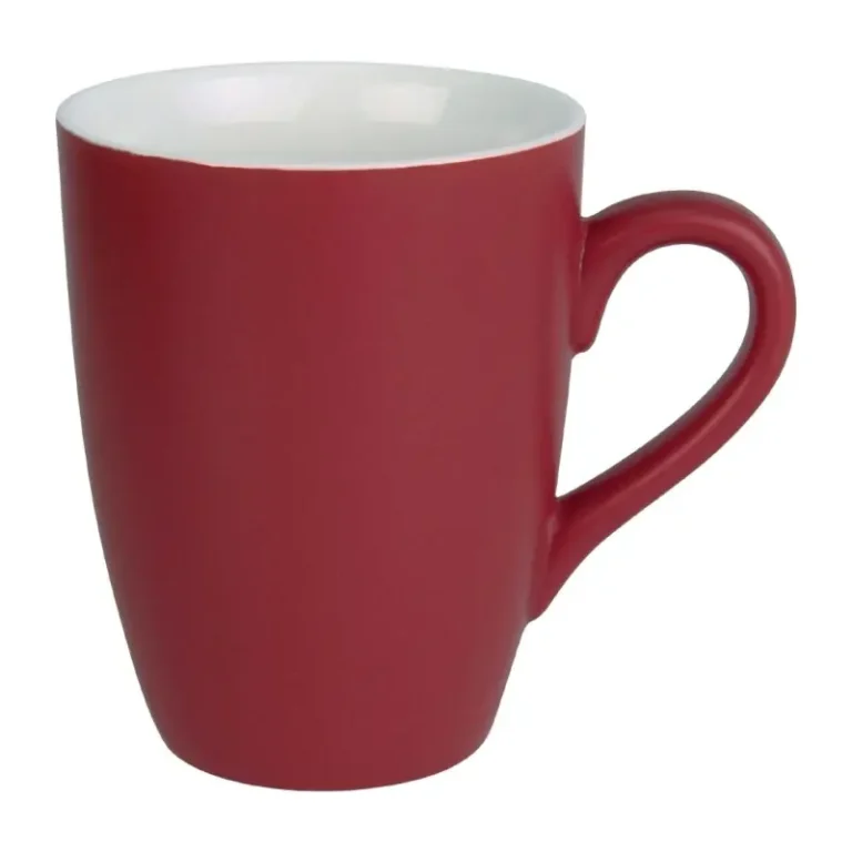 Mug pastel mat Olympia rouge 320 ml