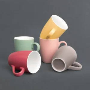 Mugs pastel mats Olympia, coloris de la gamme