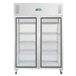 Vitrine réfrigérée Polar CW198 vue de profil