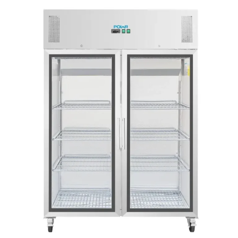 Vitrine réfrigérée Polar CW198 vue de profil